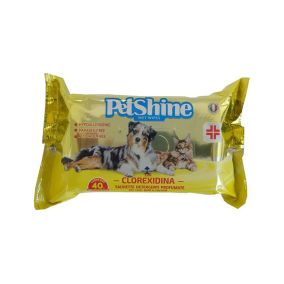 Petshine Clorexidina Fragrance Pet Wipes - 40 Pcs