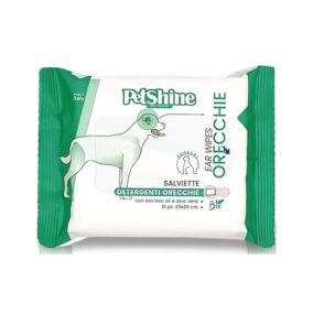 PetShine Pet Wet Wipes For Ears - 15 Pcs