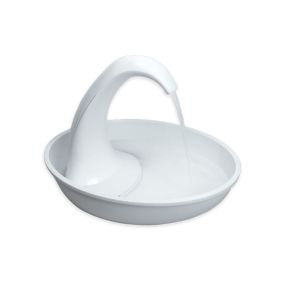 Pioneer Pet Plastic Drinking Fountain Swan Style