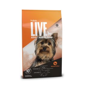 ProBiotic Live Adult Mini Breeds Salmon and Rice Dry Dog Food