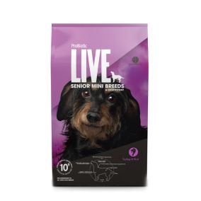 ProBiotic Live Senior Over Weight Mini Breeds Turkey and Rice Dry Dog Food