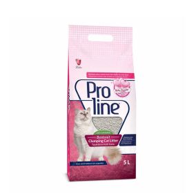 Proline Bentonite Clumping Cat Litter Baby Powder - 5 Liter