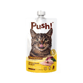 Push Strong Bone Protect Tuna with Phosphorus Cat Food Pouch - 110 g