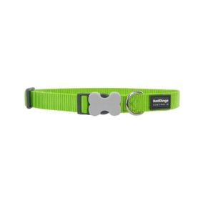 RedDingo Classic Dog Collar,  Lime Green