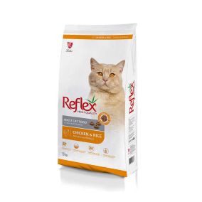 Reflex High Quality Adult Chicken & Rice Dry Cat Food, 15 Kg