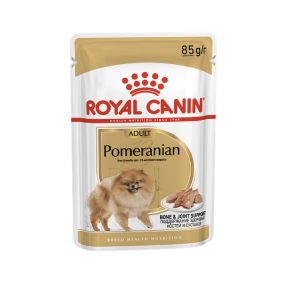 Royal Canin Breed Health Nutrition Pomeranian Pouch Wet Dog Food - 85 g Pack of 12