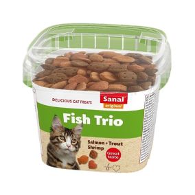 Sanal Fish Trio Cat Treat, 75g