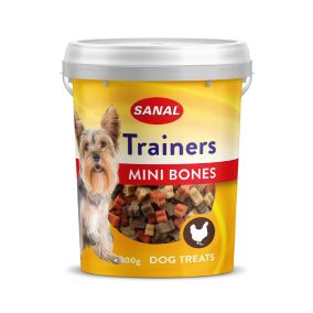 Sanal Trainers Mini Bones Chicken Dog Treats, 300g