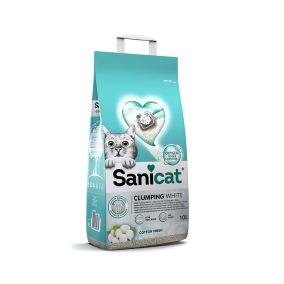 Sanicat Clumping White Cotton Fresh Cat Litter