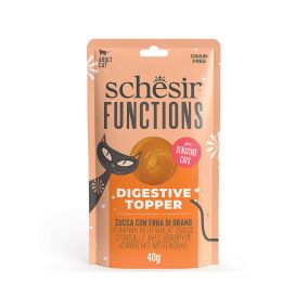 Schesir Functions Digestive Topper Pumpkin With Wheat Grass Wet Cat Food - 40 g