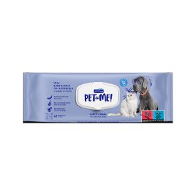 Septona Pet Me Cleansing Wet Wipes Fragrance Free - 60 Wipes