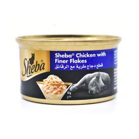 Sheba Chicken with Finer Flakes Canned Cat Food - 85 g - Pack of 24