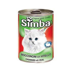 Simba Chunkies with Veal Canned Cat Food -  415 g