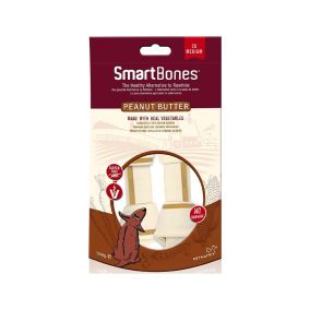 SmartBones Peanut Butter Mini Bone Dog Treat, 158g, 2 Pcs