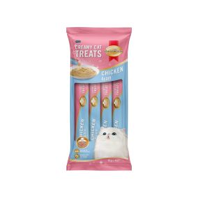 SmartHeart Creamy Chicken Cat Treats - 4 x 15 g