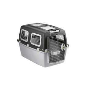 Stefanplast Gulliver 6 IATA with Metal Door Pet Carrier - 92L x 64W x 66H cm - Grey