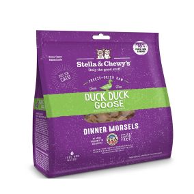 Stella&Chewy's Duck Duck Goose Freeze-Dried Raw Dinner Morsels Cat Food - 8 oz