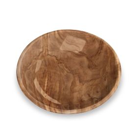 Tarhong Acacia Wood Saucer, 5.2" x 5.2" x 1.1"