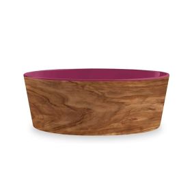 Tarhong Olive Pet Bowl Medium - Magenta