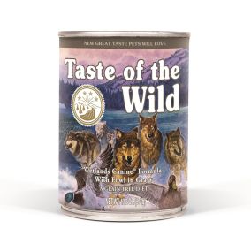 Taste of the Wild Wetlands Canine Formula with Fowl in Gravy - 390g