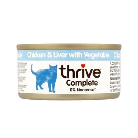 Thrive Complete Chicken and Liver with Vegetables Wet Cat Food - 75g - Pack of 12pcs