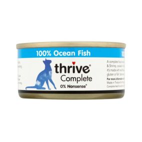 Thrive Ocean Fish Wet Cat Food - 75g - Pack of 12pcs