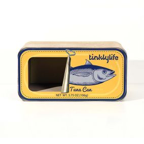 Tinklylife Canned Tuna Cat House And Scratcher - 60L x 30W x 30H cm