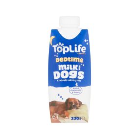 TopLife Bedtime Milk for Dogs - 330 ml - Pack of 12