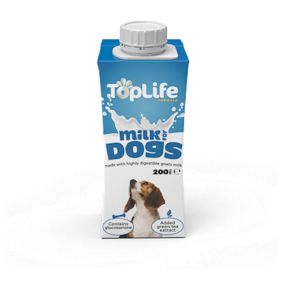 TopLife Milk for Dogs - 200 ml - Pack of 18