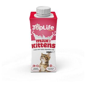 TopLife Milk for Kittens - 200 ml - Pack of 18