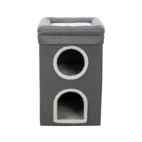 Trixie Saul Cat Tower, 64 cm, Grey