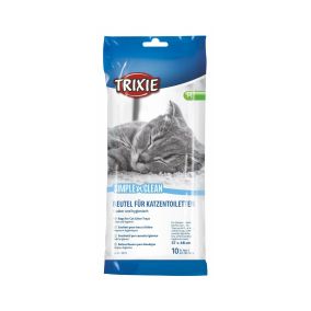 Trixie Simple'n'Clean Bags for Cat Litter Trays Box Disposable, Medium