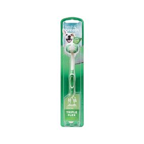 Tropiclean Fresh Breath Triple Flex Toothbrush For Large Dogs