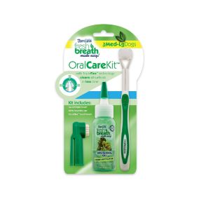 Tropiclean Oral Care Kit for Med-Large Dogs