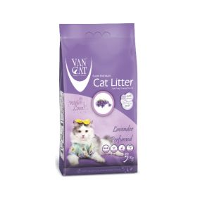 Van Cat White Bentonite Clumping Cat Litter Lavender