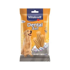 Vitakraft Dental 3 in 1 Plaque Control Sticks Dog Treats - 180 g