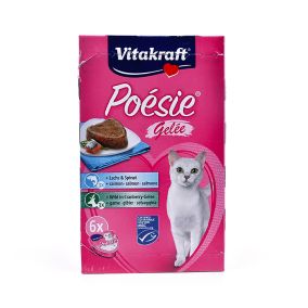 Vitakraft Poeise Jelly Multipack Canned Cat Food - 85 g - Pack of 6