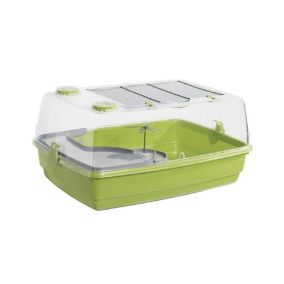 Voltrega 500G Turtle Box with Floor, Pistachio 38.8L x 56W x 25.5H cm