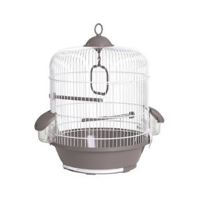 Voltrega 714B Cage For Bird, White-Grey