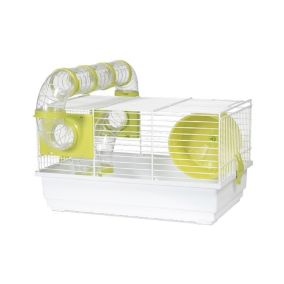 Voltrega 915B Hamster Cage, White 25.5L x 39W x 27H cm