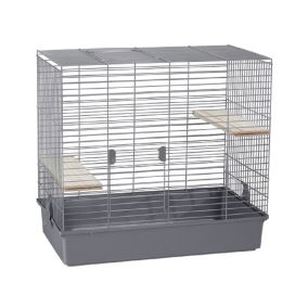 Voltrega Chinchilla Cage 270G, Grey - 70L x 40W x 65H cm