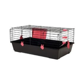 Voltrega Rabbit Cage 520, Black - 80L x 46W x 35H cm