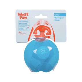 West Paw Jive Large Dog Chew Toy, Aqua