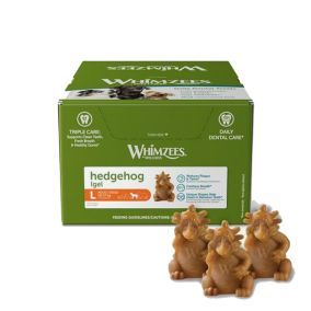 Whimzees Hedgehog All Natural Daily Dental Dog Treats - Large - 30 pieces