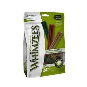 Whimzees Stix Dog Treats - Small - 24+4 Pcs