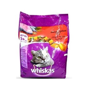 Whiskas Gourmet Seafood Flavour Adult Dry Cat Food - 3 Kg