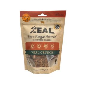 Zeal Free Range Naturals Air Dried Veal Crunch Dog Treats - 125 g