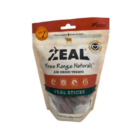 Zeal Free Range Naturals Air Dried Veal Sticks Dog Treats - 125 g