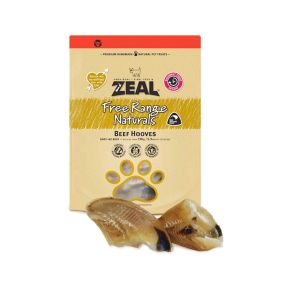 Zeal Free Range Naturals Beef Hooves Dog Treats - 125 g