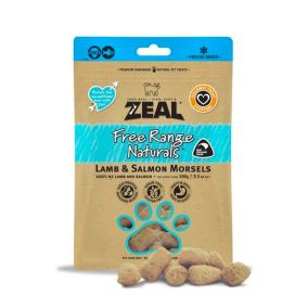 Zeal Freez Range Naturals Lamb and Salmon Dog and Cat Treats - 100 g